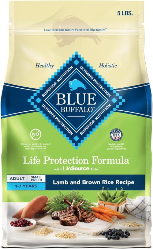Blue Buffalo Life Protection Formula Adult Small Breed Dry Dog Food, Supports High Energy Needs, Made with Natural Ingredients, Chicken & Brown Rice Recipe, 5-lb. Bag - Image 47
