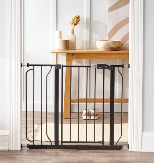 Regalo Easy Step 38.5-Inch Wide Walk Thru Baby Gate, Includes 6-Inch Extension Kit, Pressure Mount Kit, Wall Cups - Image 6