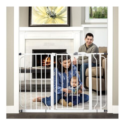 Regalo Easy Step 38.5-Inch Wide Walk Thru Baby Gate, Includes 6-Inch Extension Kit, Pressure Mount Kit, Wall Cups - Image 12