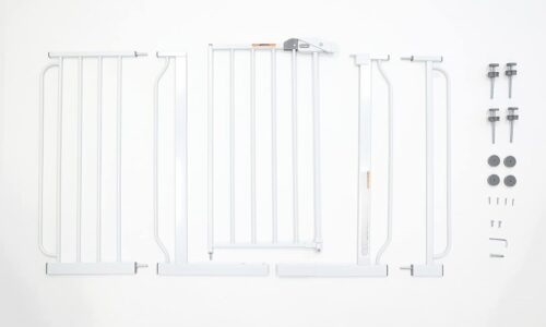 Regalo Easy Step 38.5-Inch Wide Walk Thru Baby Gate, Includes 6-Inch Extension Kit, Pressure Mount Kit, Wall Cups - Image 15