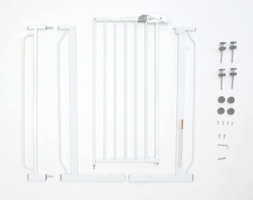 Regalo Easy Step 38.5-Inch Wide Walk Thru Baby Gate, Includes 6-Inch Extension Kit, Pressure Mount Kit, Wall Cups - Image 33