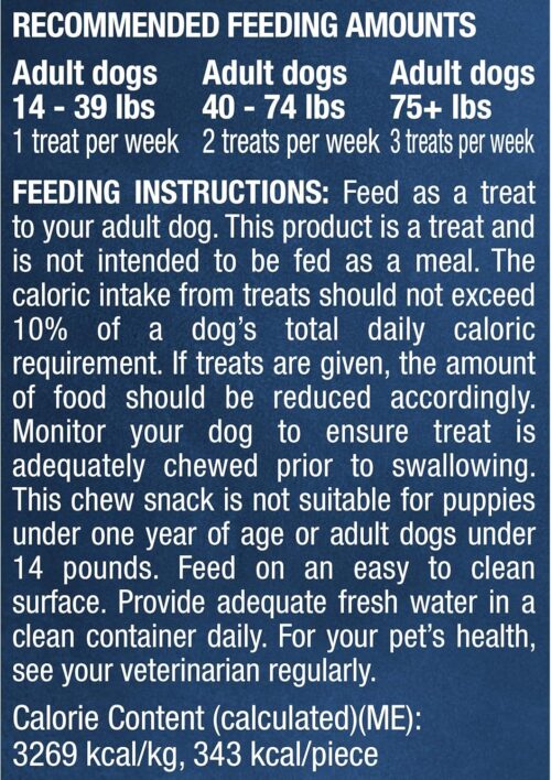 Purina Busy Bone Made in USA Facilities, Long Lasting Small/Medium Breed Adult Dog Chews, Peanut Butter Flavor - 10 ct. Pouch - Image 8