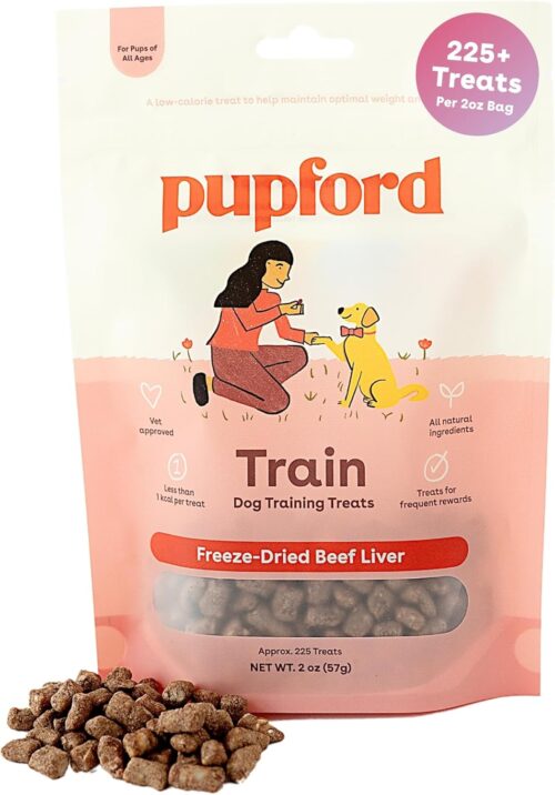 Pupford Freeze Dried Training Treats for Dogs & Puppies, 475+ Three Ingredient Bites (Beef Liver, 4 oz) - Image 26