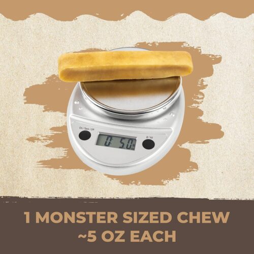 Mighty Paw Yak Cheese Dog Chews - All-Natural Treats for Dogs - High Protein Treat With 68 Grams Of Protein Per Chew - Delicious And Long Lasting - Odor Free With Limited Ingredients - (Large, 4 Pack) - Image 34
