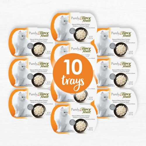 Purina Fancy Feast Seafood Classic Pate Collection Grain Free Wet Cat Food Variety Pack - (Pack of 30) 3 oz. Cans - Image 242