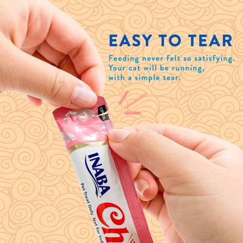 INABA Churu Cat Treats, Grain-Free, Lickable, Squeezable Creamy Purée Cat Treat/Topper with Vitamin E & Taurine, 0.5 Ounces Each Tube, 50 Tubes, Tuna & Chicken Variety - Image 83