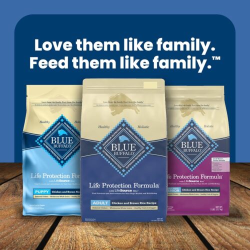 Blue Buffalo Life Protection Formula Adult Dry Dog Food, Helps Build and Maintain Strong Muscles, Made with Natural Ingredients, Chicken & Brown Rice Recipe, 30-lb. Bag - Image 10