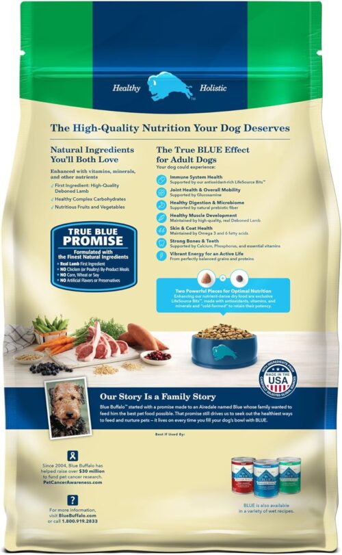 Blue Buffalo Life Protection Formula Adult Dry Dog Food, Helps Build and Maintain Strong Muscles, Made with Natural Ingredients, Chicken & Brown Rice Recipe, 30-lb. Bag - Image 37