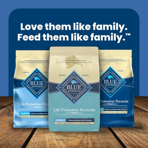 Blue Buffalo Life Protection Formula Adult Dry Dog Food, Helps Build and Maintain Strong Muscles, Made with Natural Ingredients, Chicken & Brown Rice Recipe, 30-lb. Bag - Image 76