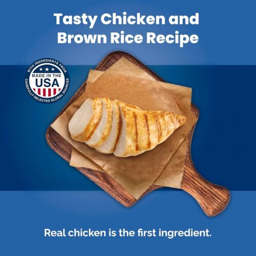 Blue Buffalo Life Protection Formula Adult Dry Dog Food, Helps Build and Maintain Strong Muscles, Made with Natural Ingredients, Chicken & Brown Rice Recipe, 30-lb. Bag - Image 160