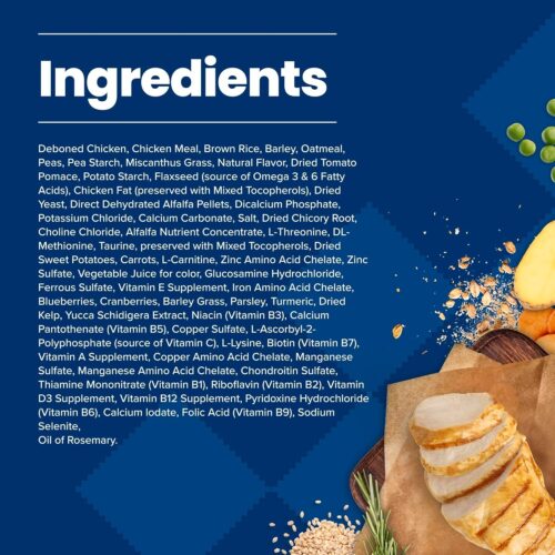 Blue Buffalo Life Protection Formula Adult Dry Dog Food, Helps Build and Maintain Strong Muscles, Made with Natural Ingredients, Chicken & Brown Rice Recipe, 30-lb. Bag - Image 162