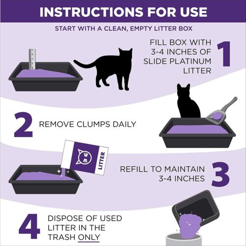 ARM & HAMMER Clump & Seal SLIDE Platinum Multi-Cat Clumping Litter, Easy Clean, Superior Odor Control, 37 Lbs - Image 16
