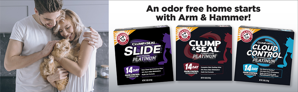 An odor free home starts with Arm & Hammer!