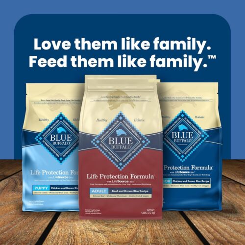 Blue Buffalo Life Protection Formula Adult Dry Dog Food, Helps Build and Maintain Strong Muscles, Made with Natural Ingredients, Chicken & Brown Rice Recipe, 30-lb. Bag - Image 205