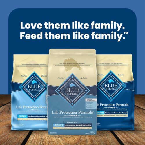 Blue Buffalo Life Protection Formula Adult Dry Dog Food, Helps Build and Maintain Strong Muscles, Made with Natural Ingredients, Chicken & Brown Rice Recipe, 30-lb. Bag - Image 215