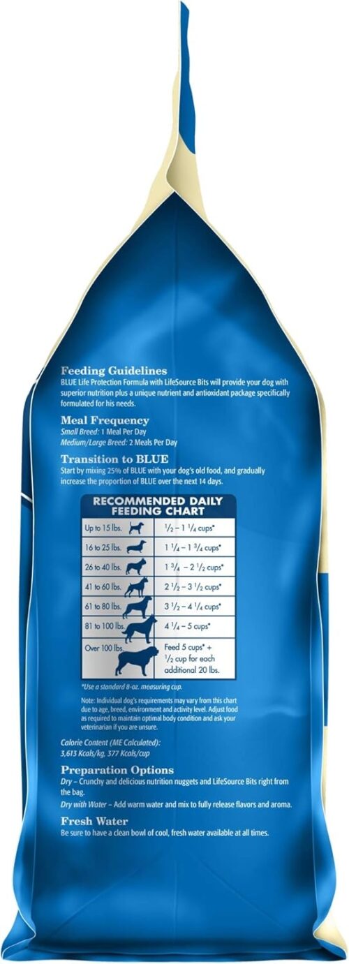 Blue Buffalo Life Protection Formula Adult Dry Dog Food, Helps Build and Maintain Strong Muscles, Made with Natural Ingredients, Chicken & Brown Rice Recipe, 30-lb. Bag - Image 248