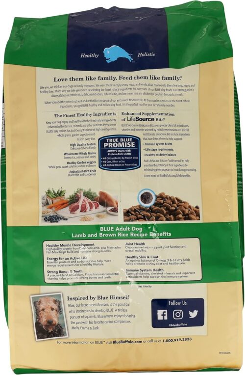 Blue Buffalo Life Protection Formula Adult Dry Dog Food, Helps Build and Maintain Strong Muscles, Made with Natural Ingredients, Chicken & Brown Rice Recipe, 30-lb. Bag - Image 251