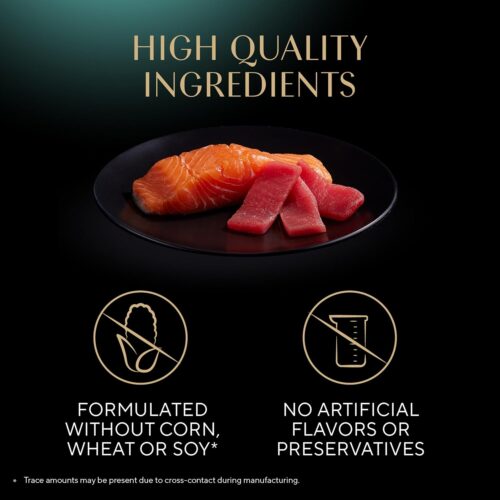 Sheba Perfect Portions Wet Cat Food Cuts in Gravy Variety Pack, Roasted Chicken Entree, With Sustainable Salmon, and Tender Turkey Entree, 2.6 oz. Twin-Pack Trays (24 Count, 48 Servings) - Image 50