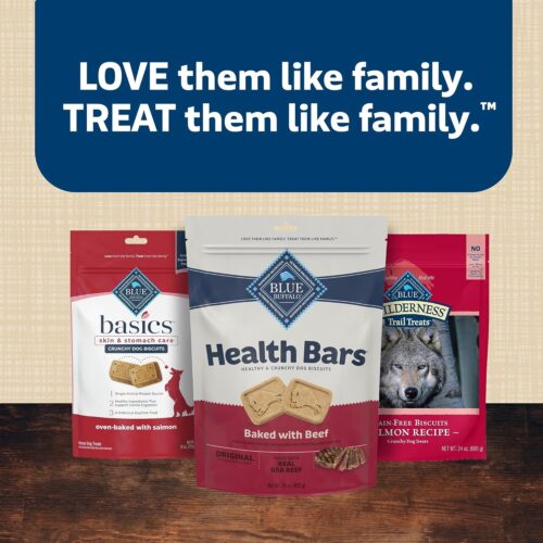 Blue Buffalo Health Bars Crunchy Dog Biscuits, Oven-Baked With Natural Ingredients, Pumpkin & Cinnamon, 16-oz Bag - Image 89