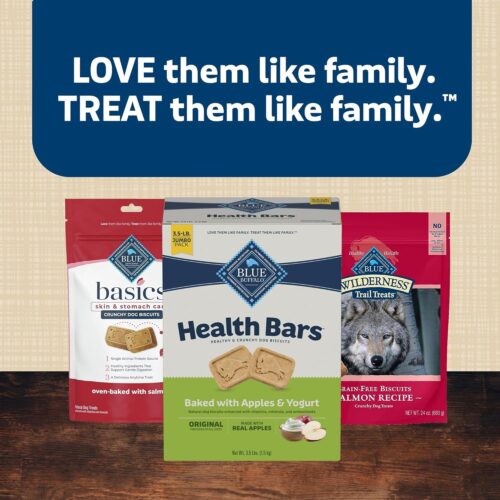 Blue Buffalo Health Bars Crunchy Dog Biscuits, Oven-Baked With Natural Ingredients, Pumpkin & Cinnamon, 16-oz Bag - Image 97