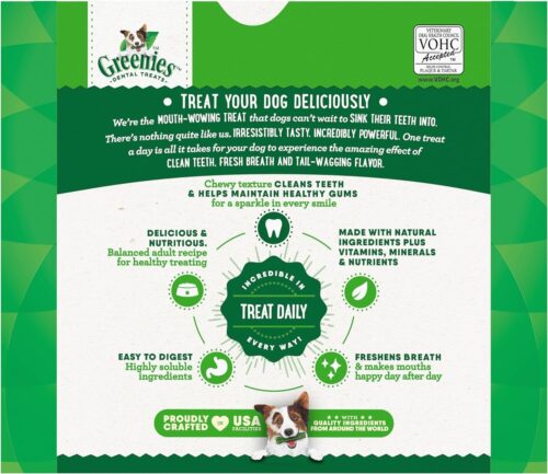 Greenies Original Teenie Natural Dental Care Dog Treats, 36 oz. Pack (130 Treats) - Image 32