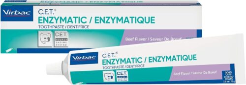 Virbac C.E.T. Enzymatic Toothpaste Eliminates Bad Breath by Removing Plaque and Tartar Buildup Best Pet Dental Care Toothpaste Vanilla Mint Flavor 2.5 Oz Tube - Image 10