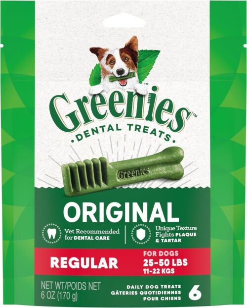 Greenies Original Regular Natural Dog Dental Care Chews Oral Health Dog Treats, (36 Treats) - Image 20
