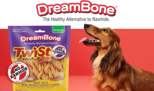DreamBone Twist Sticks, Made With Real Chicken, Rawhide-Free Chews for Dogs, 50 Count - Image 29