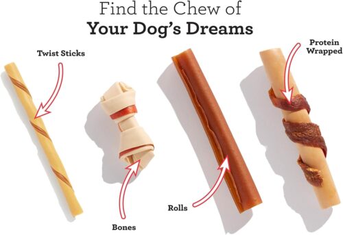 DreamBone Twist Sticks, Made With Real Chicken, Rawhide-Free Chews for Dogs, 50 Count - Image 33