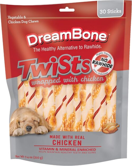 DreamBone Twist Sticks, Made With Real Chicken, Rawhide-Free Chews for Dogs, 50 Count - Image 37