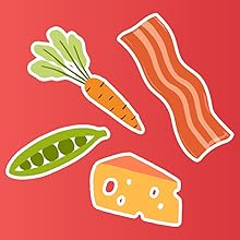 Picture of Carrot, bacon, peas, and cheese