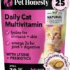 Pet Honesty Cat Multivitamin Crunchy & Creamy Chews - Cat Treats for Health + Immune, Joint Support, Skin & Coat, & Digestion - Vitamins with Omega 3s, Lysine & Probiotics (30 Day Supply)