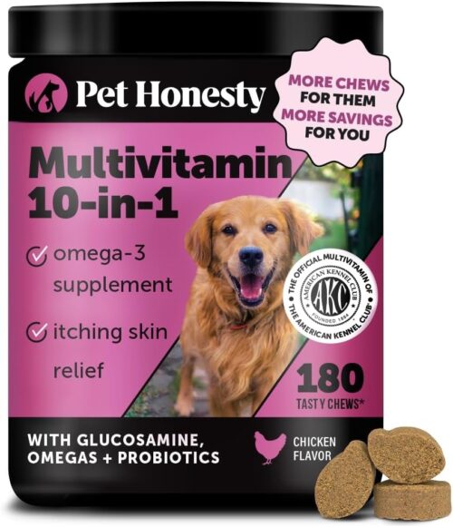 Pet Honesty Cat Multivitamin Crunchy & Creamy Chews - Cat Treats for Health + Immune, Joint Support, Skin & Coat, & Digestion - Vitamins with Omega 3s, Lysine & Probiotics (30 Day Supply) - Image 10