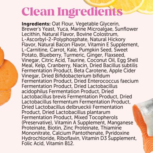Pet Honesty Cat Multivitamin Crunchy & Creamy Chews - Cat Treats for Health + Immune, Joint Support, Skin & Coat, & Digestion - Vitamins with Omega 3s, Lysine & Probiotics (30 Day Supply) - Image 26