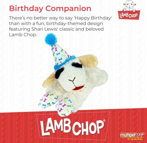 Multipet Lamb Chop Dog Plush Toy - Squeaky Toy for All Dogs - Extra Soft Plush - Stuffed Animal Dog Toy for Cuddling & Playing - Cute Pet Toy (6", Cream) - Image 50