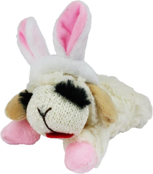 Multipet Lamb Chop Dog Plush Toy - Squeaky Toy for All Dogs - Extra Soft Plush - Stuffed Animal Dog Toy for Cuddling & Playing - Cute Pet Toy (6", Cream) - Image 54