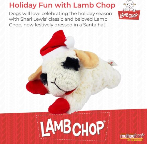 Multipet Lamb Chop Dog Plush Toy - Squeaky Toy for All Dogs - Extra Soft Plush - Stuffed Animal Dog Toy for Cuddling & Playing - Cute Pet Toy (6", Cream) - Image 63