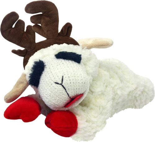 Multipet Lamb Chop Dog Plush Toy - Squeaky Toy for All Dogs - Extra Soft Plush - Stuffed Animal Dog Toy for Cuddling & Playing - Cute Pet Toy (6", Cream) - Image 68
