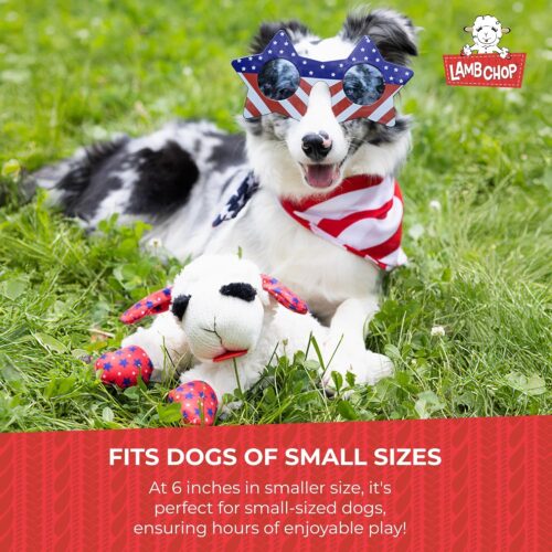 Multipet Lamb Chop Dog Plush Toy - Squeaky Toy for All Dogs - Extra Soft Plush - Stuffed Animal Dog Toy for Cuddling & Playing - Cute Pet Toy (6", Cream) - Image 79