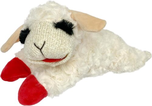 Multipet Lamb Chop Dog Plush Toy - Squeaky Toy for All Dogs - Extra Soft Plush - Stuffed Animal Dog Toy for Cuddling & Playing - Cute Pet Toy (6", Cream) - Image 81