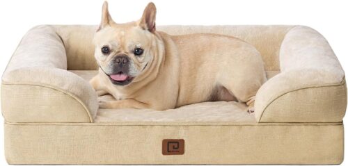 EHEYCIGA Orthopedic Dog Beds for Extra Large Dogs, Waterproof Memory Foam XL Pet Bed with Sides, Non-Slip and Egg-Crate Foam Big Dog Couch Bed with Washable Removable Cover, Grey - Image 19