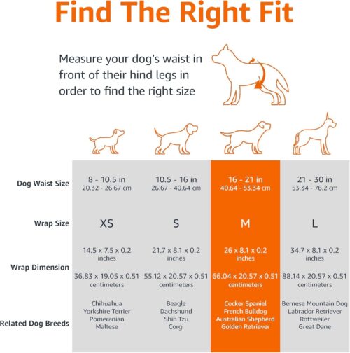 Amazon Basics Male Dog Diapers, 30 Count, Small, Ultra Absorbent Disposable Wrap with Secure Fit, Leakproof and Comfortable - Image 14