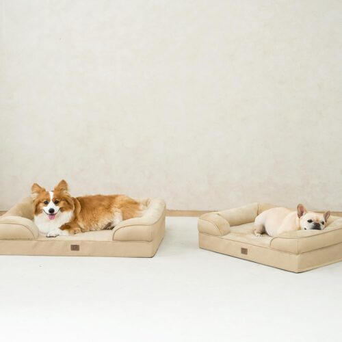 EHEYCIGA Orthopedic Dog Beds for Extra Large Dogs, Waterproof Memory Foam XL Pet Bed with Sides, Non-Slip and Egg-Crate Foam Big Dog Couch Bed with Washable Removable Cover, Grey - Image 26