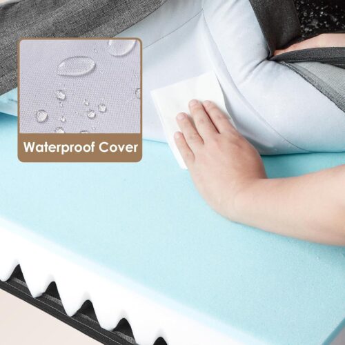 EHEYCIGA Orthopedic Dog Beds for Extra Large Dogs, Waterproof Memory Foam XL Pet Bed with Sides, Non-Slip and Egg-Crate Foam Big Dog Couch Bed with Washable Removable Cover, Grey - Image 30