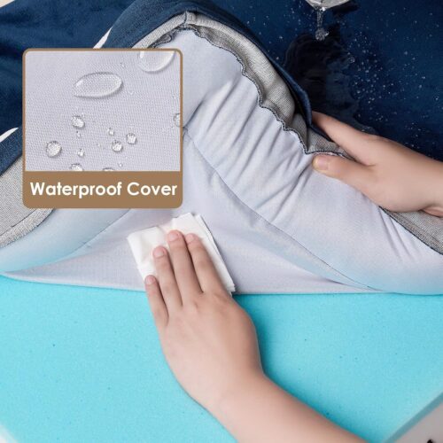 EHEYCIGA Orthopedic Dog Beds for Extra Large Dogs, Waterproof Memory Foam XL Pet Bed with Sides, Non-Slip and Egg-Crate Foam Big Dog Couch Bed with Washable Removable Cover, Grey - Image 39
