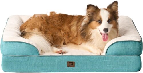 EHEYCIGA Orthopedic Dog Beds for Extra Large Dogs, Waterproof Memory Foam XL Pet Bed with Sides, Non-Slip and Egg-Crate Foam Big Dog Couch Bed with Washable Removable Cover, Grey - Image 211