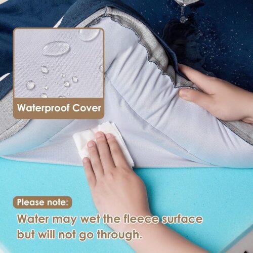 EHEYCIGA Orthopedic Dog Beds for Extra Large Dogs, Waterproof Memory Foam XL Pet Bed with Sides, Non-Slip and Egg-Crate Foam Big Dog Couch Bed with Washable Removable Cover, Grey - Image 225