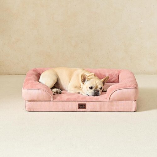 EHEYCIGA Orthopedic Dog Beds for Extra Large Dogs, Waterproof Memory Foam XL Pet Bed with Sides, Non-Slip and Egg-Crate Foam Big Dog Couch Bed with Washable Removable Cover, Grey - Image 246