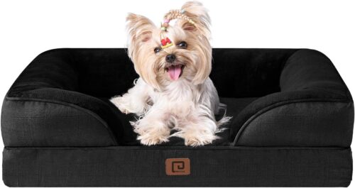 EHEYCIGA Orthopedic Dog Beds for Extra Large Dogs, Waterproof Memory Foam XL Pet Bed with Sides, Non-Slip and Egg-Crate Foam Big Dog Couch Bed with Washable Removable Cover, Grey - Image 291