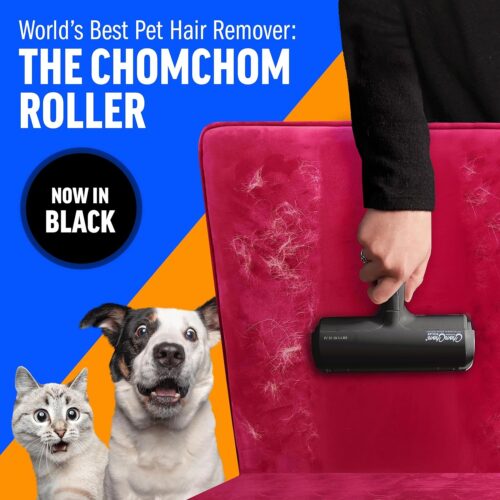 Chom Chom Roller Pet Hair Remover and Reusable Lint Roller - ChomChom Cat and Dog Hair Remover for Furniture, Couch, Carpet, Clothing and Bedding - Portable, Multi-Surface Fur Removal Tool - Image 20